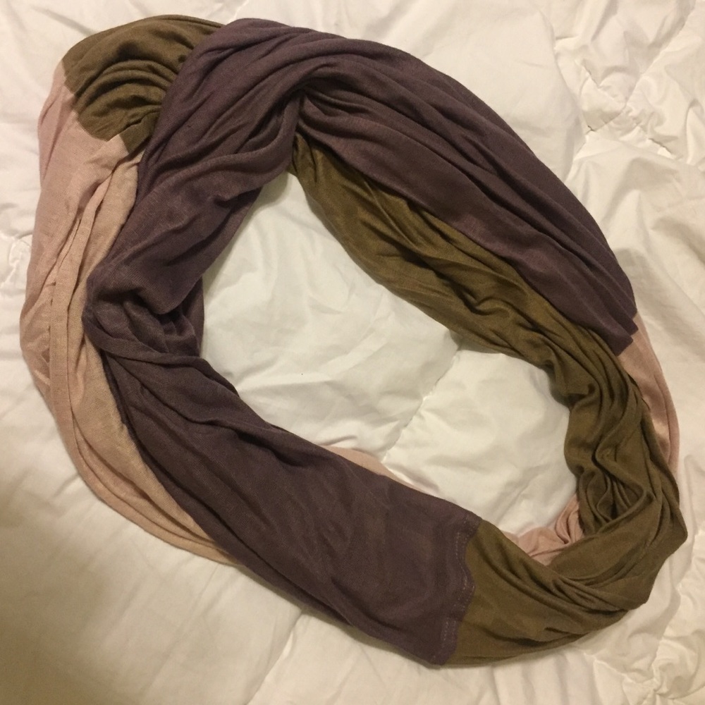 LOFT Tri-Color Infinity Scarf